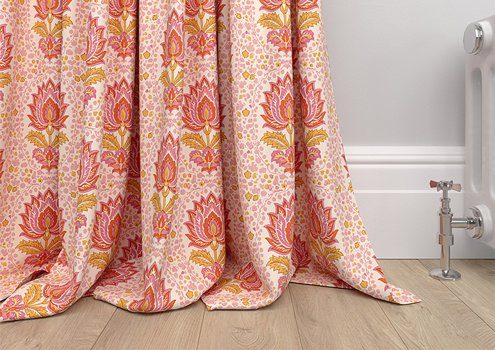 Petal & Block Lotus Blossom, Sunset - Made to Measure Curtains - Image 6